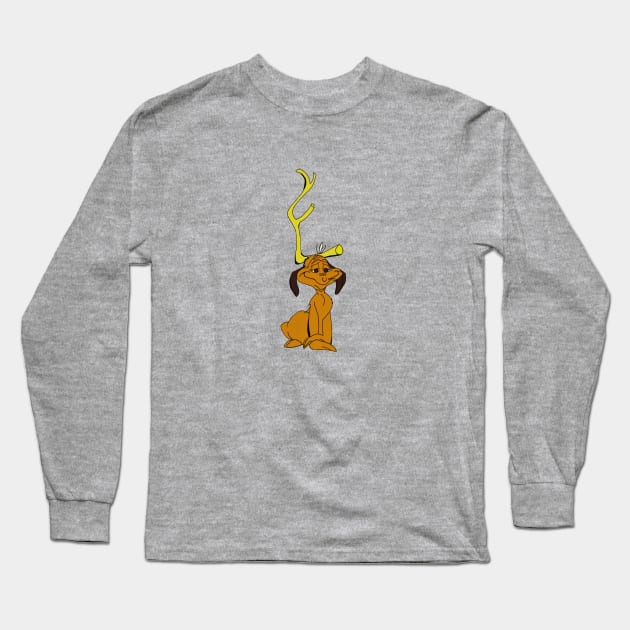 How the Grinch Stole Christmas with Max Long Sleeve T-Shirt by Wyld Bore Creative